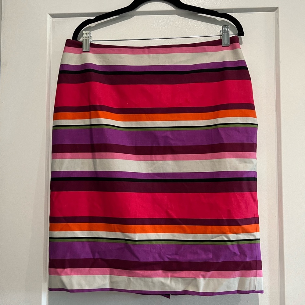 Colorful stripe Calvin Klein skirt